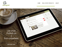 Tablet Screenshot of entegral.net